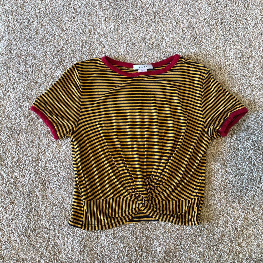 Knit crop top